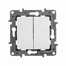 Переключатель 2кл (белый) Etika Legrand/Daccord/ИЭК (672212) Переключатель 2кл (белый) Etika Legrand/Daccord/ИЭК (672212)