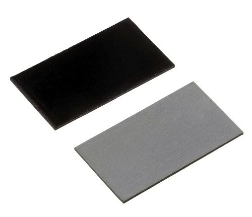 Шильдик широкий алюминиевый на черной пластине КА1-8121 ABB