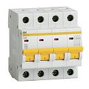 Автоматический выключатель 4п С20 4.5кА ВА 47-29 KARAT ИЭК (MVA20-4-020-C)