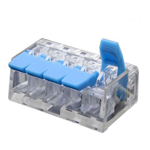 Клемма соединительная рычажковая 5х4мм2 221-5P SINEYI 