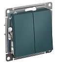 Переключатель 2кл перекрестный схема 7 10АХ (изумруд) ATLASDESIGN SE