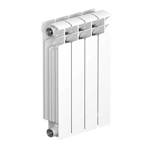 Радиатор биметаллический 4 секции боковое подключение BASE 500 RIFAR