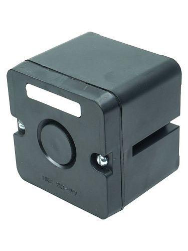 Пост кнопочный ПКЕ 222-1 У2 10А 660В 1 элемент черный цилиндр. накладной IP54 Электротехник