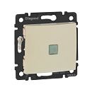 Переключатель1кл на 2 направления с зеленой подсветкой (слоновая кость) Valena Classic Legrand (774326) Переключатель1кл на 2 направления с зеленой подсветкой (слоновая кость) Valena Classic Legrand (774326)