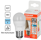 Лампа светодиодная шар LS CLP 75 9W/865 170-250V FR  E27 806lm d45x79 40000h матовый OSRAM Лампа светодиодная шар LS CLP 75 9W/865 170-250V FR  E27 806lm d45x79 40000h матовый OSRAM