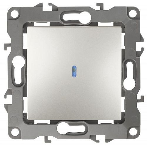 Выключатель 1кл с подсветкой 10АХ (перламутр) Эра12 ЭРА (12-1102-15)