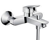 Смеситель ванна HG Logis ВМ короткий излив хром HansGrohe (Гарантия 5 лет)