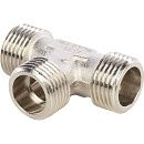 Тройник никелированный ННН 1/2" STOUT