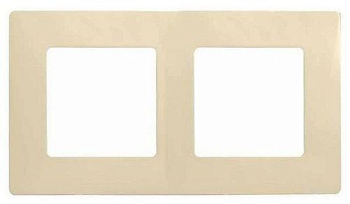 Рамка 2 поста (слоновая кость) Etika Legrand/Daccord/ИЭК (672512)