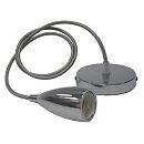 Патрон Е27 декоративный на подвесе EDISON Horoz ХРОМ (021-002-0001)