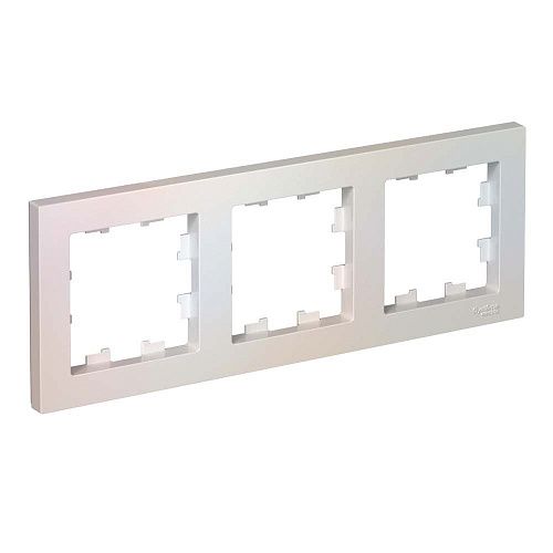 Рамка 3 поста универсальная (жемчуг) ATLASDESIGN SE