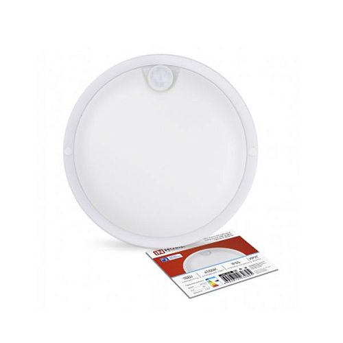 Светильник светодиодный накладной СПП-Д-КРУГ 18Вт 6500К 1440Лм Ø160мм IP65 с датчиком движения IN HOME белый круг