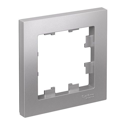 Рамка 1 пост (алюминий) ATLASDESIGN SE