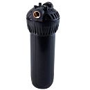 Корпус магистрального фильтра 10SL 1/2 Ш-Ш для ХВС и ГВС черный Гейзер