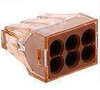 Клемма розеточная 6х4мм2 (без пасты) 773-606 WAGO