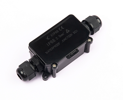 Коробка монтажная ОУ 124х45х32мм XYPG9(B703) 2 ввода черный с клеммами IP68 SINEYI