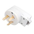 Вилка к электрической плите с з/к 2Р+Е 32А 220В IP20 (белый) BYLECTRICA (В32-001)