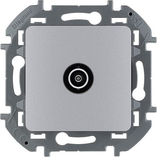 Розетка TV звезда 2дБ 0-2400мГц (алюминий) INSPIRIA Legrand/Daccord (673852) 