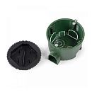 Коробка установочная для кирпичных и бетонных стен СУ Ø68мм H=45мм с сам и крышк IP20 (HF) Промрукав 80-0560СКм NEW!