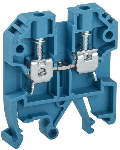 Клемма винтовая КВИ-4мм2 (синий) ИЭК