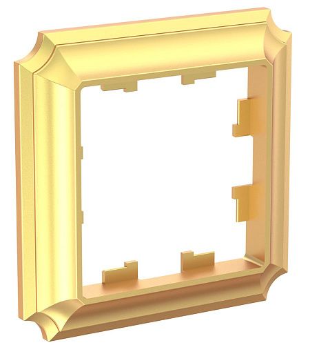 Рамка 1 пост (золото) ATLASDESIGN ANTIQUE SE