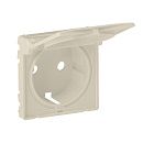 Лицевая панель розетки с заземлением c крышкой (слоновая кость) Valena Life Legrand (754841) Лицевая панель розетки с заземлением c крышкой (слоновая кость) Valena Life Legrand (754841)