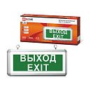 Светильник светодиодный аварийный СДБО-115 ВЫХОД-EXIT NI-CD AC/D 1Вт 3 часа 355х145х28мм IP20 1-сторонний IN HOME