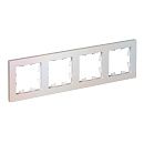 Рамка 4 поста универсальная (жемчуг) ATLASDESIGN SE