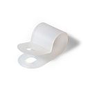 Клипса для крепления кабеля СНК 12  Р-образная белая (100шт) Fortisflex 