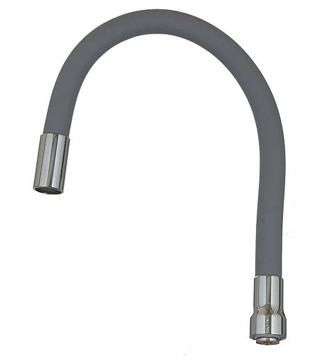 Излив гибкий серый 49см LUXE MELODIA MKP20914