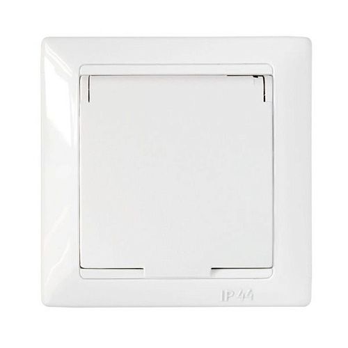 Розетка СУ с заземлением IP44 (белый) СТИЛЬ BYLECTRICA