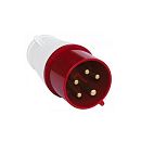 Вилка 045-125А-6h-380AC-3P+PE+N-IP67 кабельная КЭАЗ