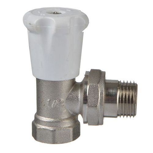 Клапан ручной терморегулирующий угловой 1/2" TERMA (33953)