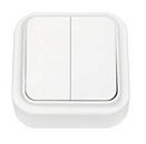 Выключатель ОУ 2кл (белый) Пралеска BYLECTRICA