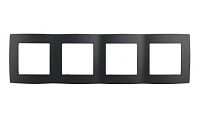 Рамка 4 поста (антрацит) Эра12 ЭРА (12-5004-05)