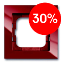 BJE Рамка 1 пост (foyer-red) Axcent УЦЕНКА