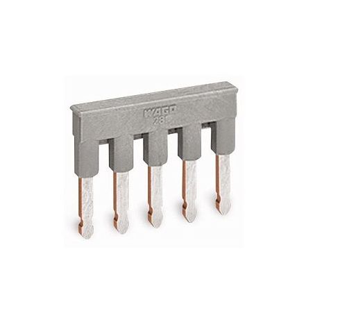 Перемычка гребешковая 5-ти канальная для серии 281 WAGO (281-485)