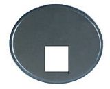 NIE 5517.1 GP Накладка 1-й TF и компьютерной розетки (серый) Tacto АВВ NIE 5517.1 GP Накладка 1-й TF и компьютерной розетки (серый) Tacto АВВ