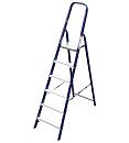 Стремянка стальная 6 ступеней 124см ALUMET (М8406)