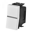 Механизм переключателя 1кл 1-модульный N2102 BL (альпийский белый) Zenit ABB