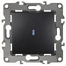 Выключатель 1кл с подсветкой 10АХ (антрацит) Эра12 ЭРА (12-1102-05) Выключатель 1кл с подсветкой 10АХ (антрацит) Эра12 ЭРА (12-1102-05)
