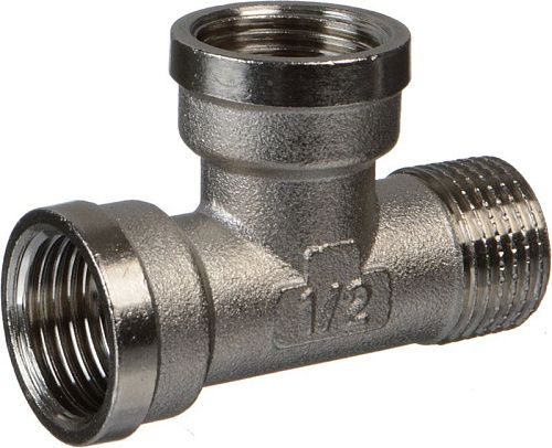 Тройник никелированный ВВН 1/2" TERMA 06109