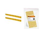 Маркер для кабеля наборный 2.5мм2 4 (желтый) TDM Маркер для кабеля наборный 2.5мм2 4 (желтый) TDM