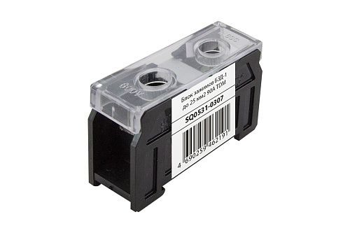 Блок зажимов БЗД-1 до 25мм2 90А TDM