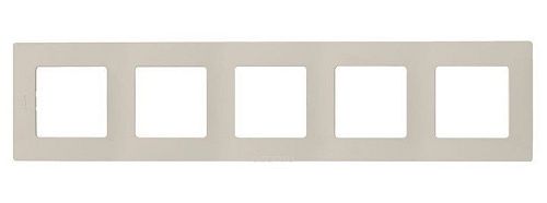 Рамка 5 постов (слоновая кость) Etika Legrand/Daccord/ИЭК (672515)
