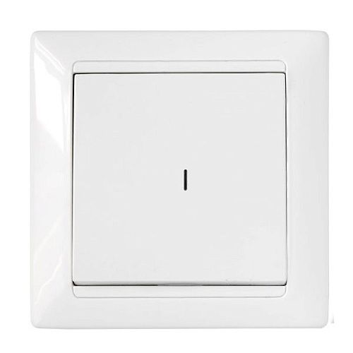 Выключатель СУ 1кл с подсветкой (белый) СТИЛЬ BYLECTRICA