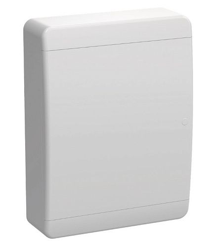 TEKFOR Корпус пластиковый ОУ ЩРН-П-24 с N/PE-13/13 (непрозрачная белая дверь) 102х385х290 IP41 (IEK)