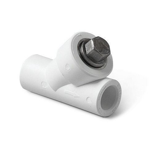 Фильтр PP-R сетчатый косой В-В 20 (белый) PROAQUA