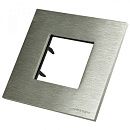 Рамка 1 пост 2-модульная N2271 OX (натуральная сталь) Zenit ABB