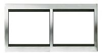 NIE 8472.1 ТТ Рамка 2 поста горизонтальная (титан) Olas АВВ NIE 8472.1 ТТ Рамка 2 поста горизонтальная (титан) Olas АВВ